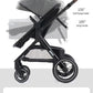 YAZOCO kinderwagen 3 in 1 Buggy Babybett Komplett Set Einem Klick Zusammenklappbarer Kinderwagen, KombiKinderwagen Aluminiumrahmen für Neugeborene 