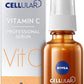NIVEA Cellular Professional Serum Vitamin C (30 ml), Feuchtigkeitsspendendes Vitamin-C-Serum, Anti-Falten-Serum für einen ebenmäßigeren und strahlenderen Teint 