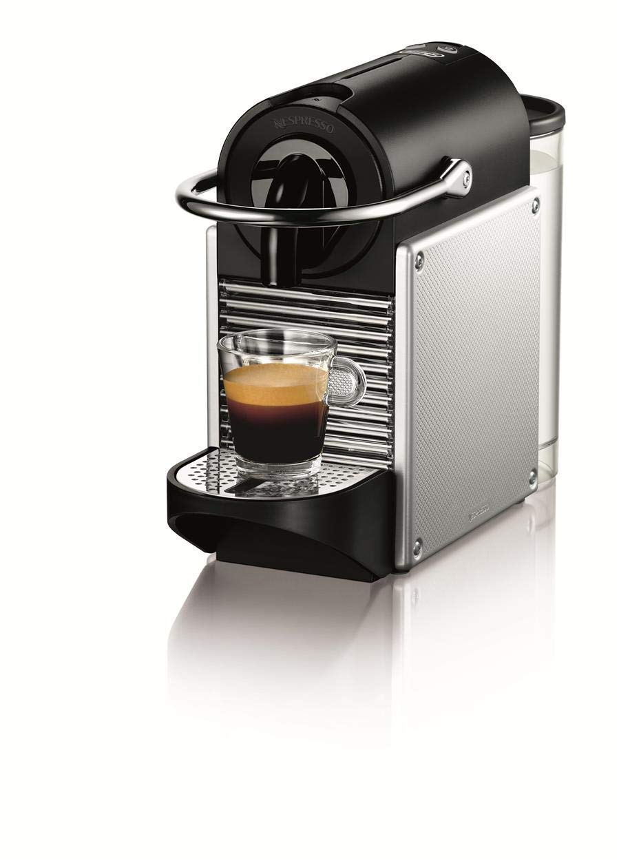 Nespresso De'Longhi Kapselmaschine, zwei Direktwahltasten, Eco-Modus, kompaktes Design, 19-Bar-Drucksystem 