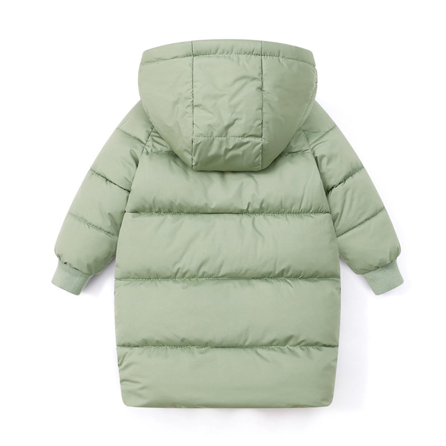 Wintermantel Mädchen Lang Daunenmantel, KODMNSW Warm Puffer Mantel Winterjacke mit Kapuze 