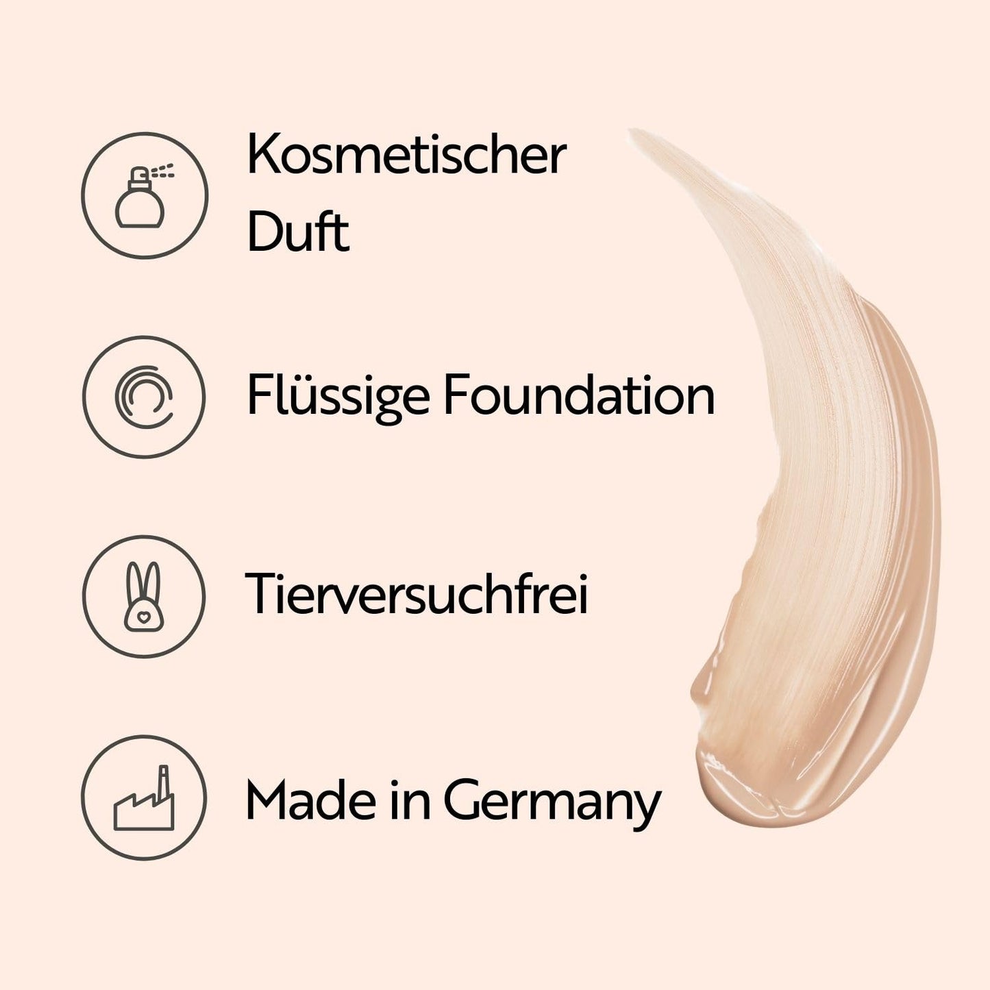MAGIC FINISH Foundation Creamy Nude – Feuchtigkeit spendende Foundation &amp; straffendes Gesichtsserum in einem Anti-Aging-Make-up 