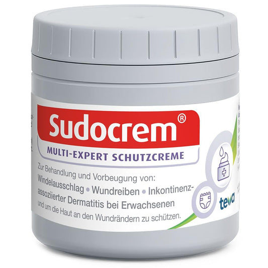 SUDOCREM - Regenerierende Windelsalbe, schützt empfindliche Babyhaut, speziell bei Windelausschlag