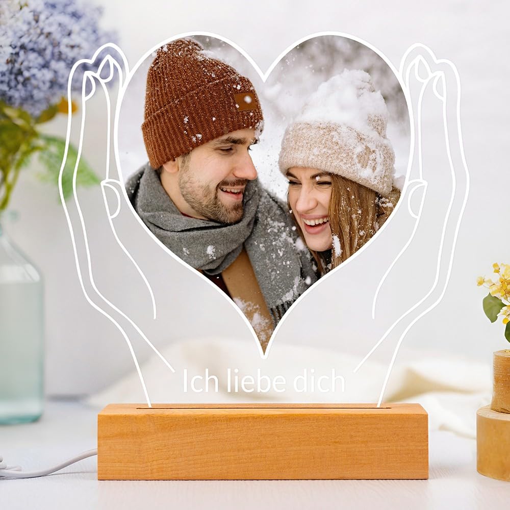 Personalisierte Geschenke für Freundin, Bilderrahmen mit Foto 