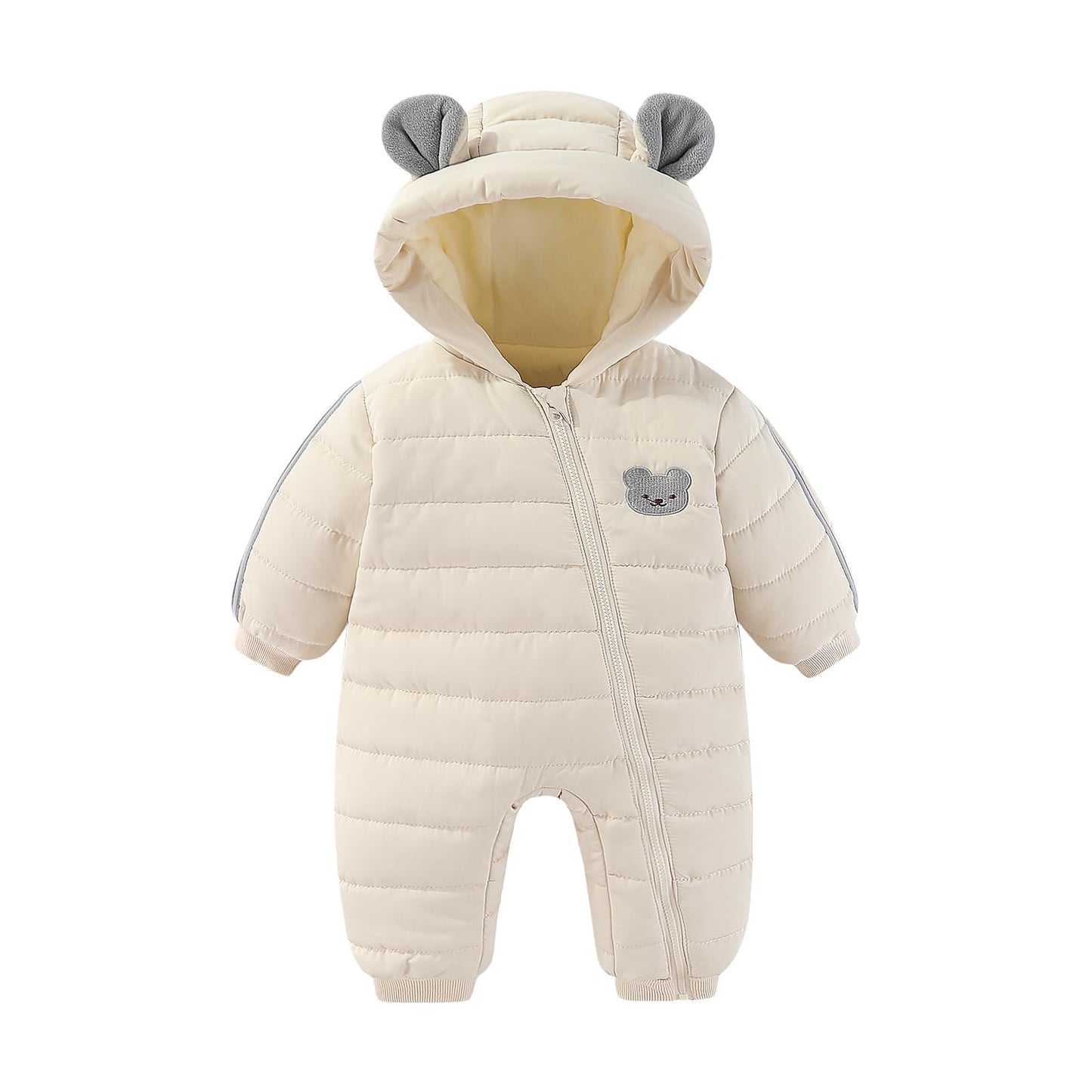 JiAmy Baby Overall Winter, Schneeanzug Baby Jungen Mädchen, Warm Outfits Mit Kapuze