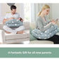 Chilling Home 2-in-1 Nursing Pillow, XXL Pregnancy Pillow, Side Sleeper Pillow for Baby, Pregnancy Pillow
