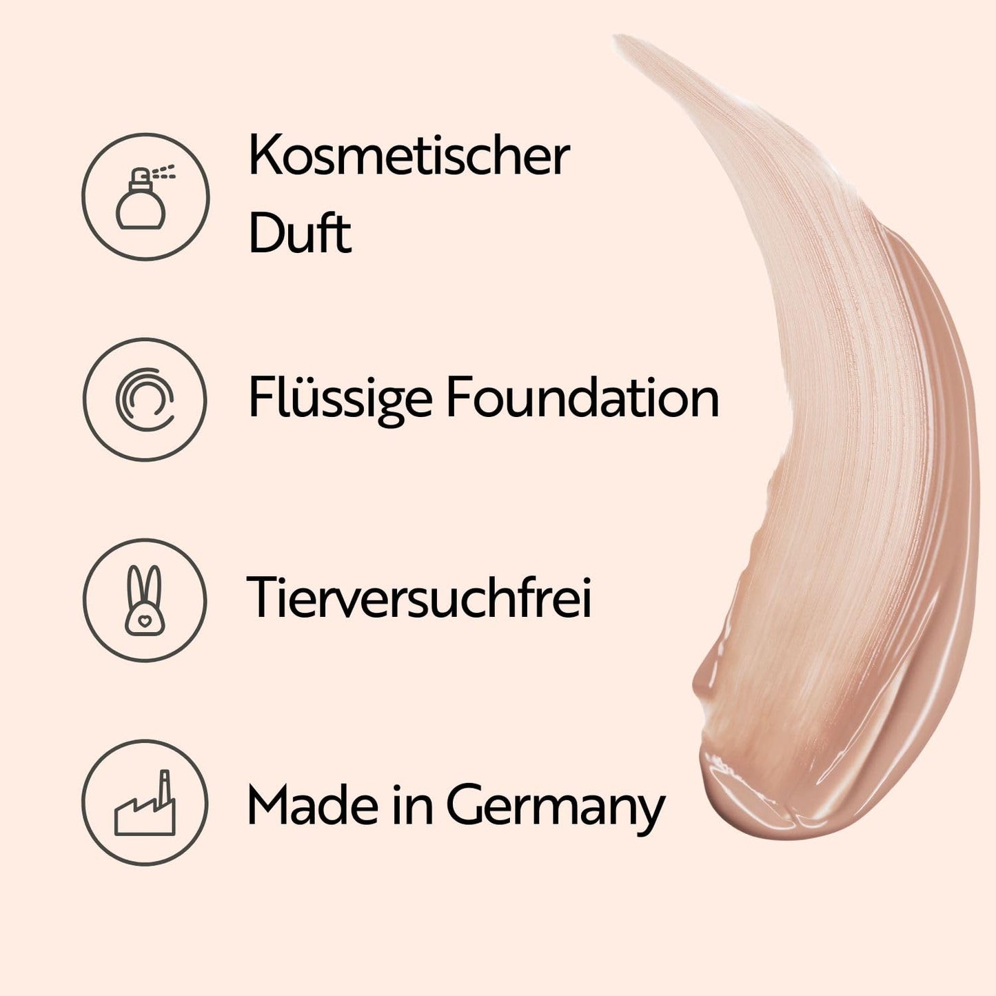 MAGIC FINISH Foundation Creamy Nude – Feuchtigkeit spendende Foundation &amp; straffendes Gesichtsserum in einem Anti-Aging-Make-up 