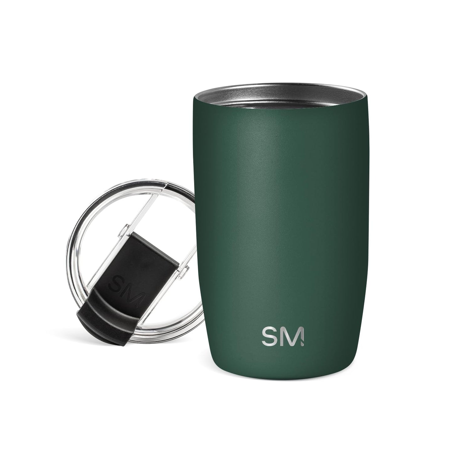 Simple Modern Thermobecher Kaffeebecher to go mit Klappdeckel | Isolierter Edelstahl-Kaffeebecher