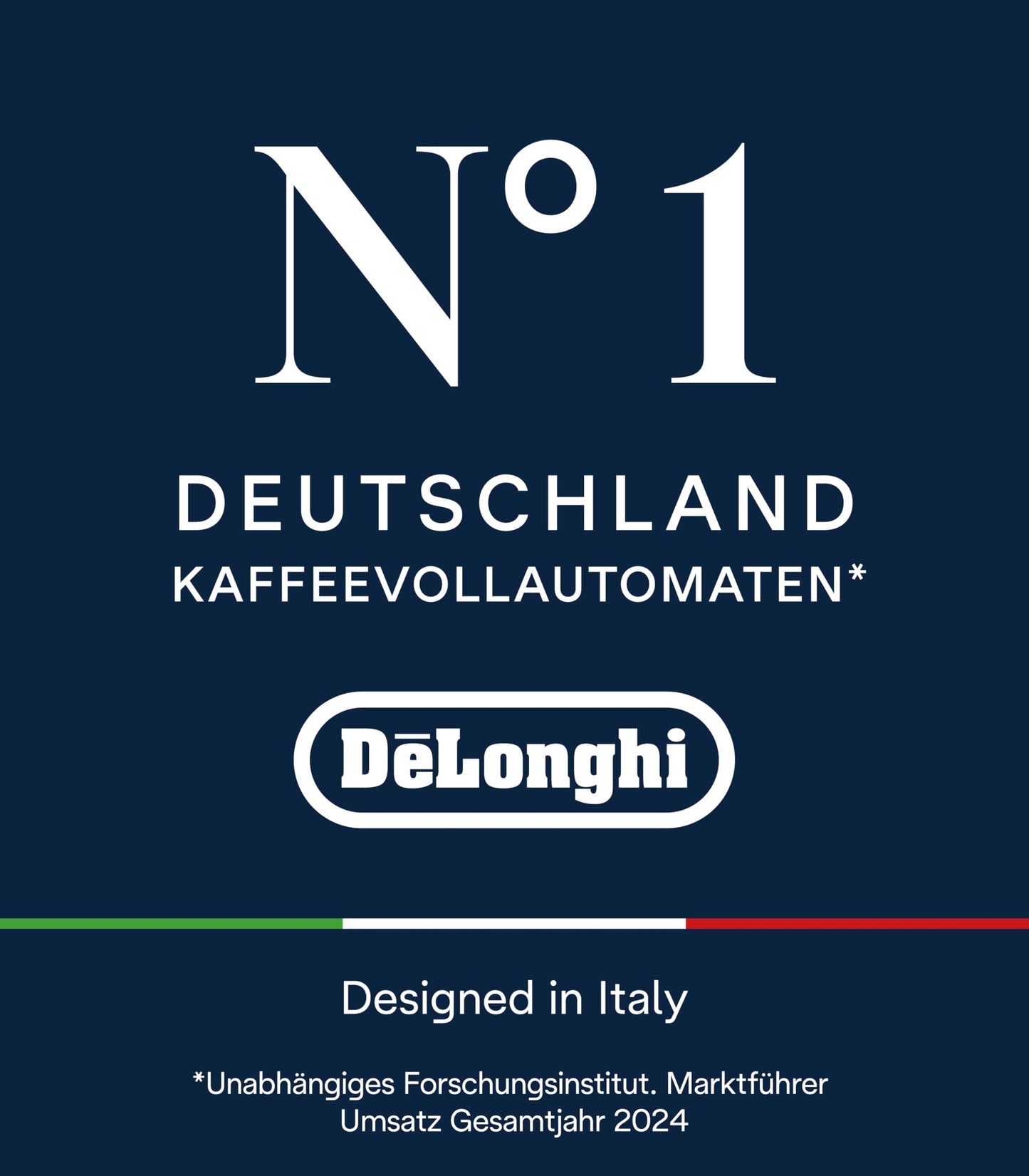 De'Longhi Kaffeevollautomat mit LatteCrema Milchsystem, 7 Direktwahltasten für Cappuccino, Espresso 