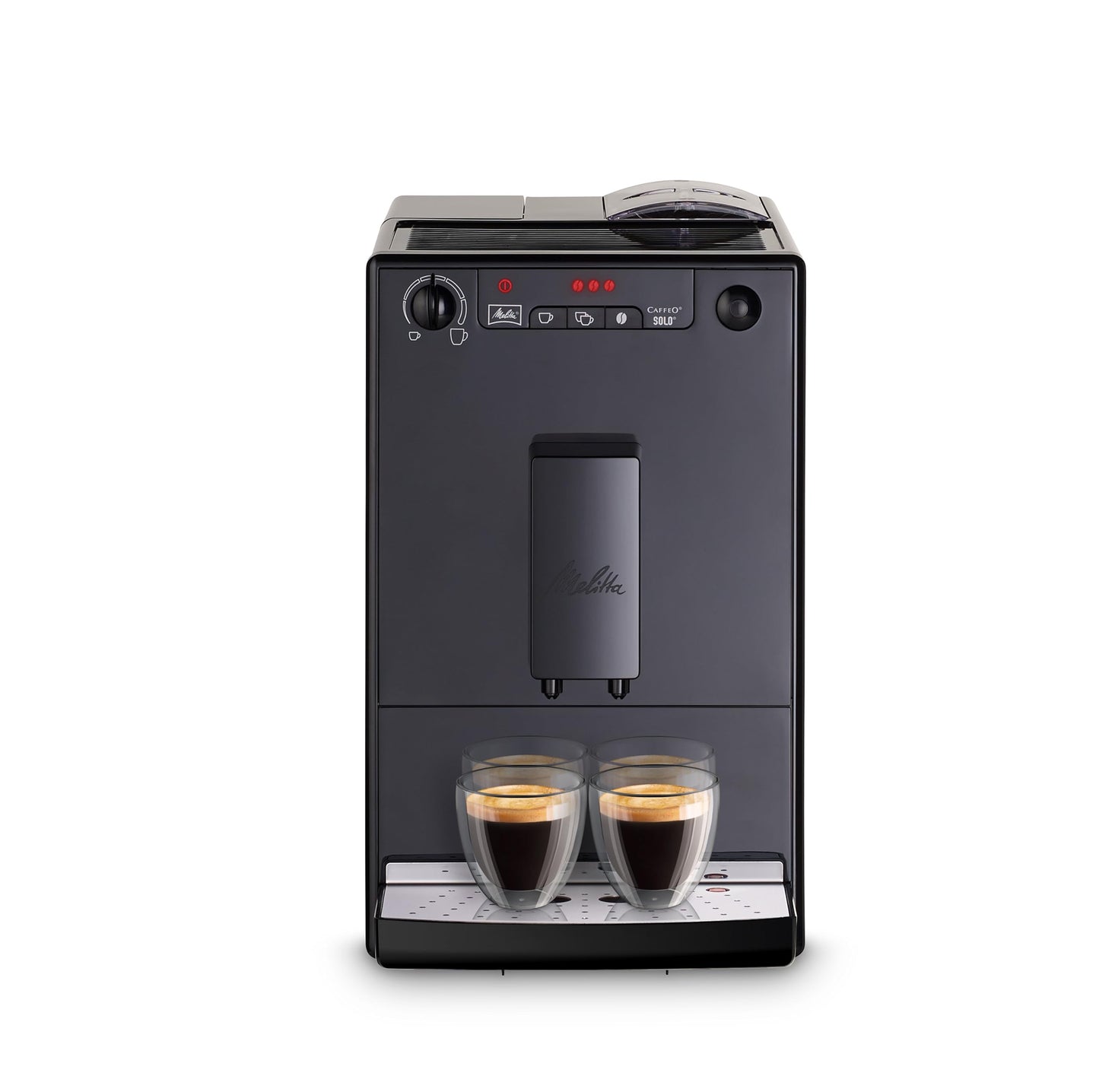 Melitta Kaffeemaschine Caffeo Solo E950 Slim, vollautomatisch mit Vorbrühfunktion und 15-bar-LED-Anzeige 