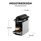 Nespresso De'Longhi Kapselmaschine, zwei Direktwahltasten, Eco-Modus, kompaktes Design, 19-Bar-Drucksystem 