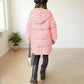Wintermantel Mädchen Lang Daunenmantel, KODMNSW Warm Puffer Mantel Winterjacke mit Kapuze 