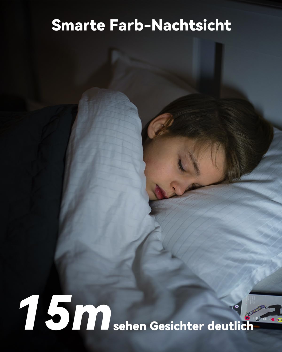 Imou 2K + 2K Dual-Kamerasystem für die Innenüberwachung mit Personen-/Tiererkennung, 2,4/5 GHz WLAN, 360° PTZ-Kamera, Farbnachtsicht, intelligente Verfolgung, Zwei-Wege-Audio, Sirene, Privatmodus, ideal für 