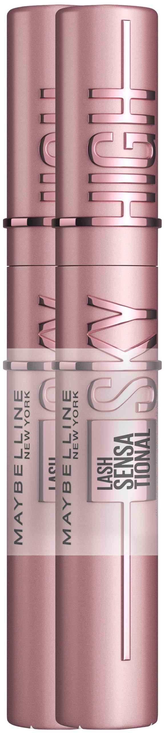 Maybelline New York Sky High Schwarze Wimperntusche für extrem lange Wimpern und Volumen, Sky High Mascara 