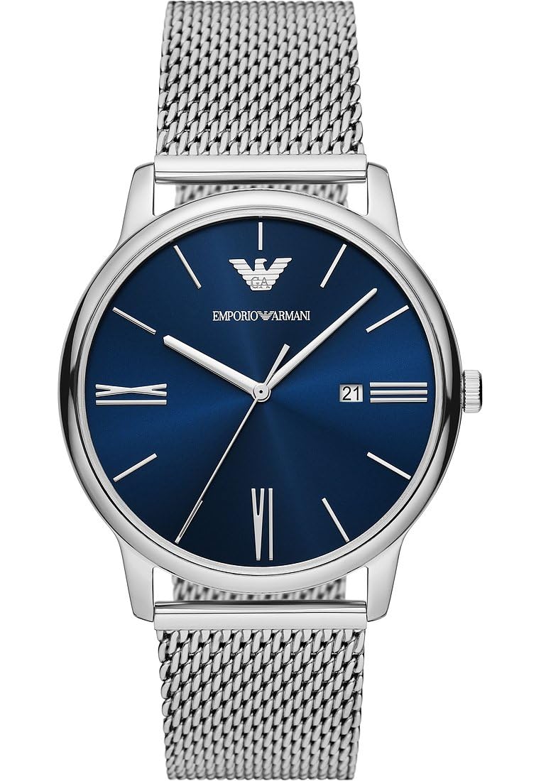 Emporio Armani Watch for Men, Quartz Three Hand Date Movement