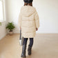Wintermantel Mädchen Lang Daunenmantel, KODMNSW Warm Puffer Mantel Winterjacke mit Kapuze 