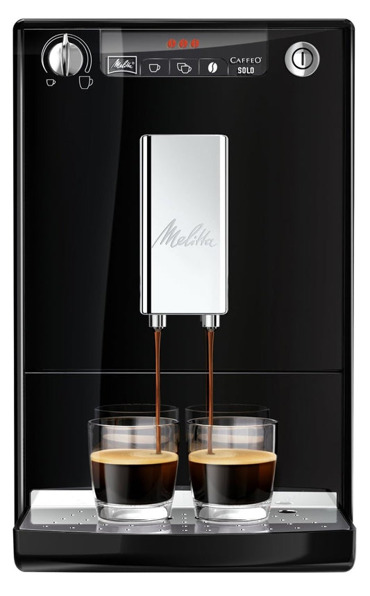 Melitta Kaffeemaschine Caffeo Solo E950 Slim, vollautomatisch mit Vorbrühfunktion und 15-bar-LED-Anzeige 