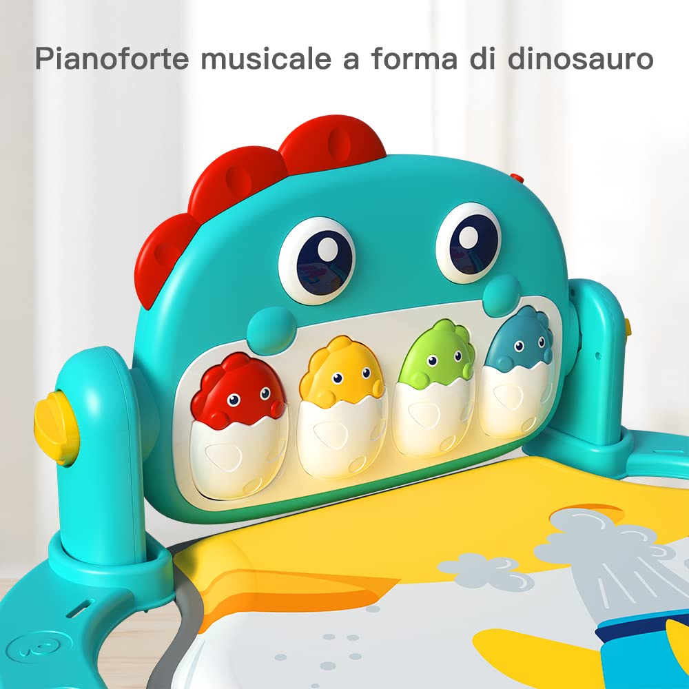 Eners Baby Spielbogen Baby Spieldecke mit Musik &amp; Lichtern 