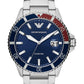 Emporio Armani Watch for Men, Quartz Three Hand Date Movement