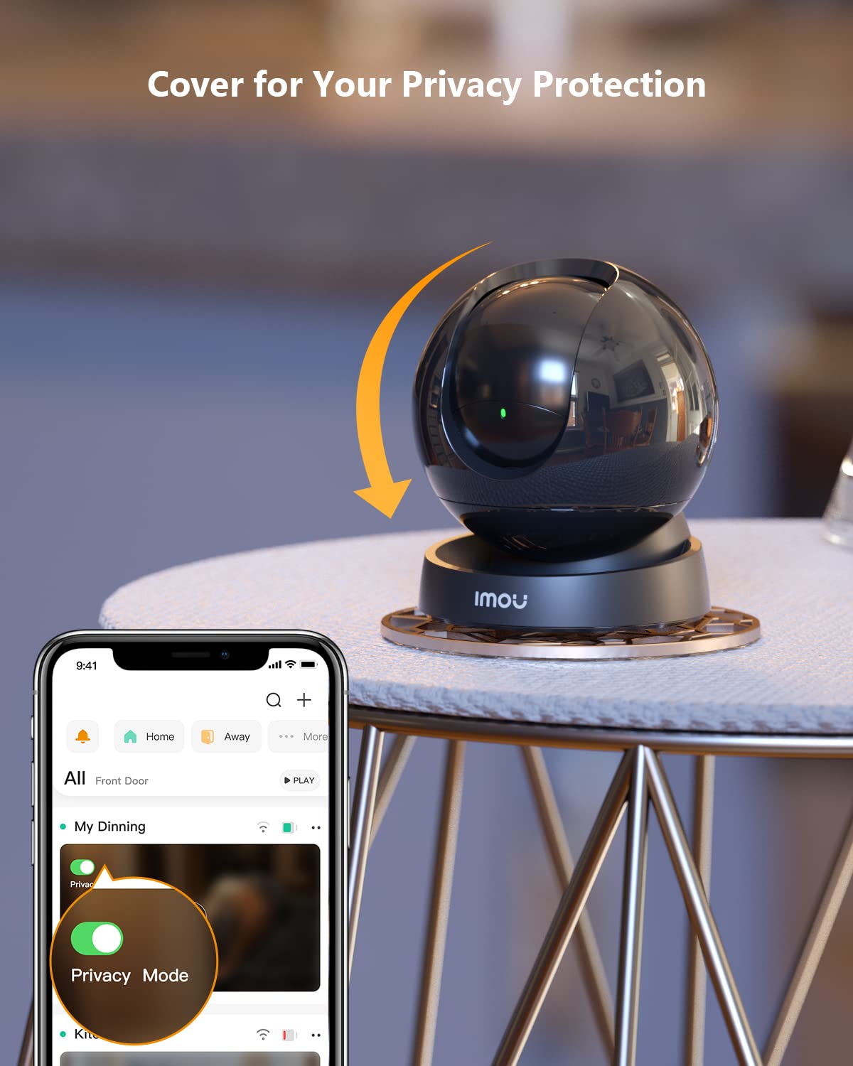2K Überwachungskamera Innen 355°/70°, 3MP WLAN Kamera Innen 