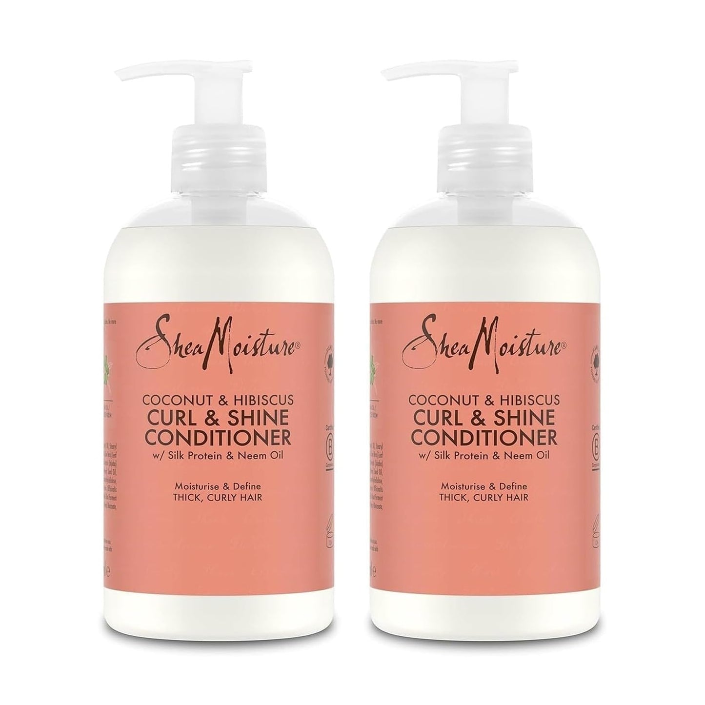 Shea Moisture Coconut & Hibiscus Curl Enhancing Smoothie- Curl Cream for Defined Shiny Curls