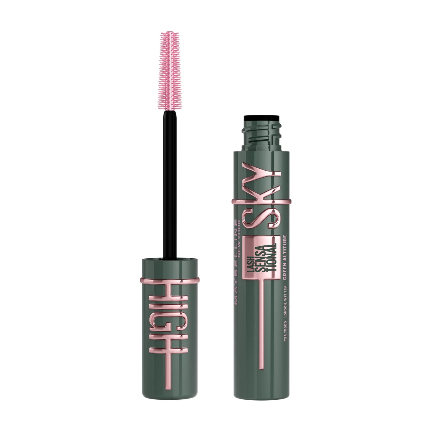 Maybelline New York Sky High Schwarze Wimperntusche für extrem lange Wimpern und Volumen, Sky High Mascara 