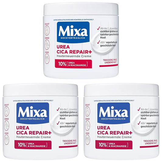 Hauterneuernde Creme mit Urea &amp; Niacinamid, für trockene und raue Haut, repariert und geglättet, für Hände und Gesicht 