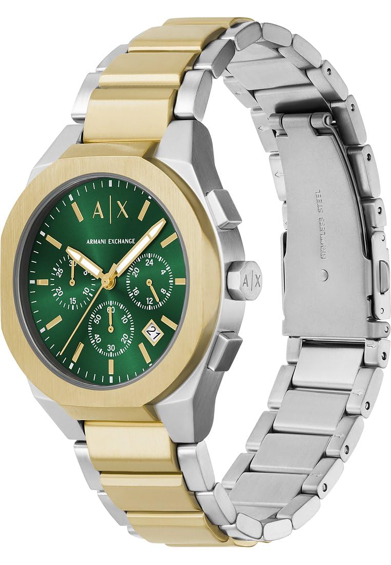 Armani Exchange Herrenuhr, Quarz-Chronographenwerk