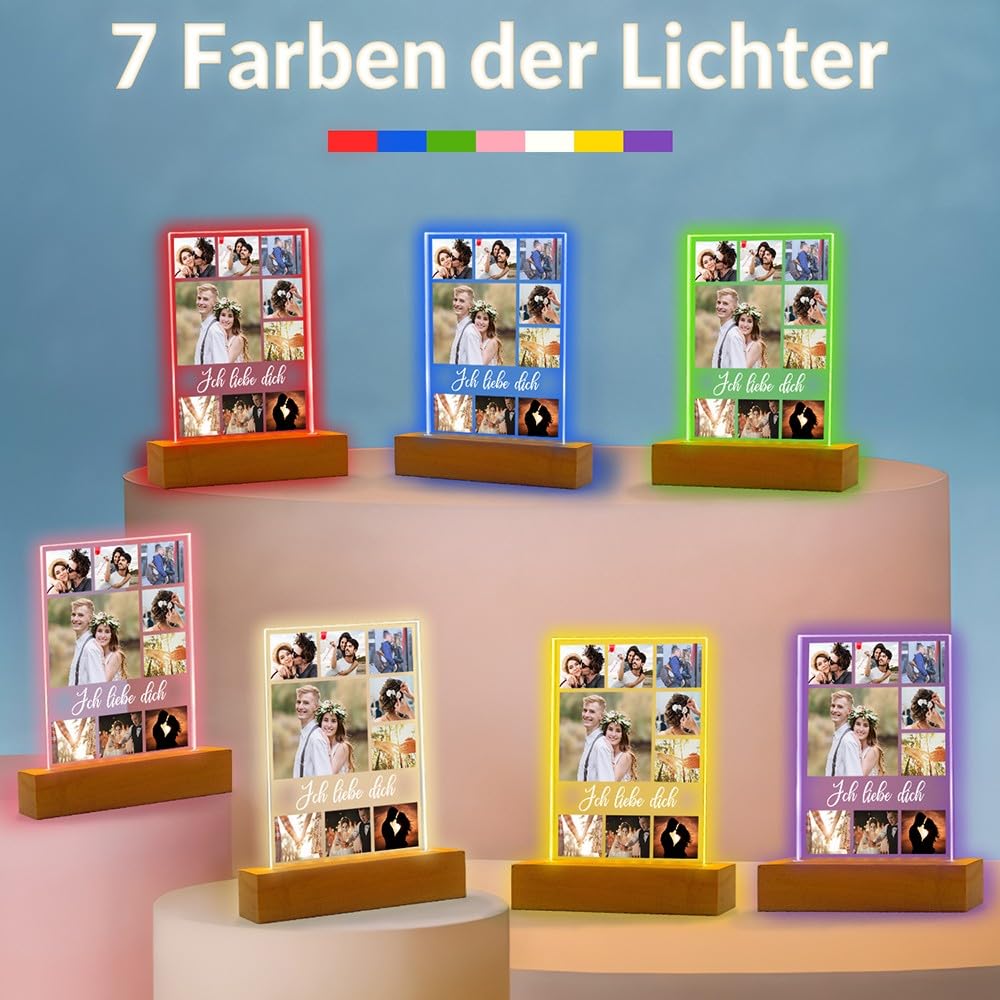 Personalisierte Geschenke für Freundin, Bilderrahmen mit Foto 