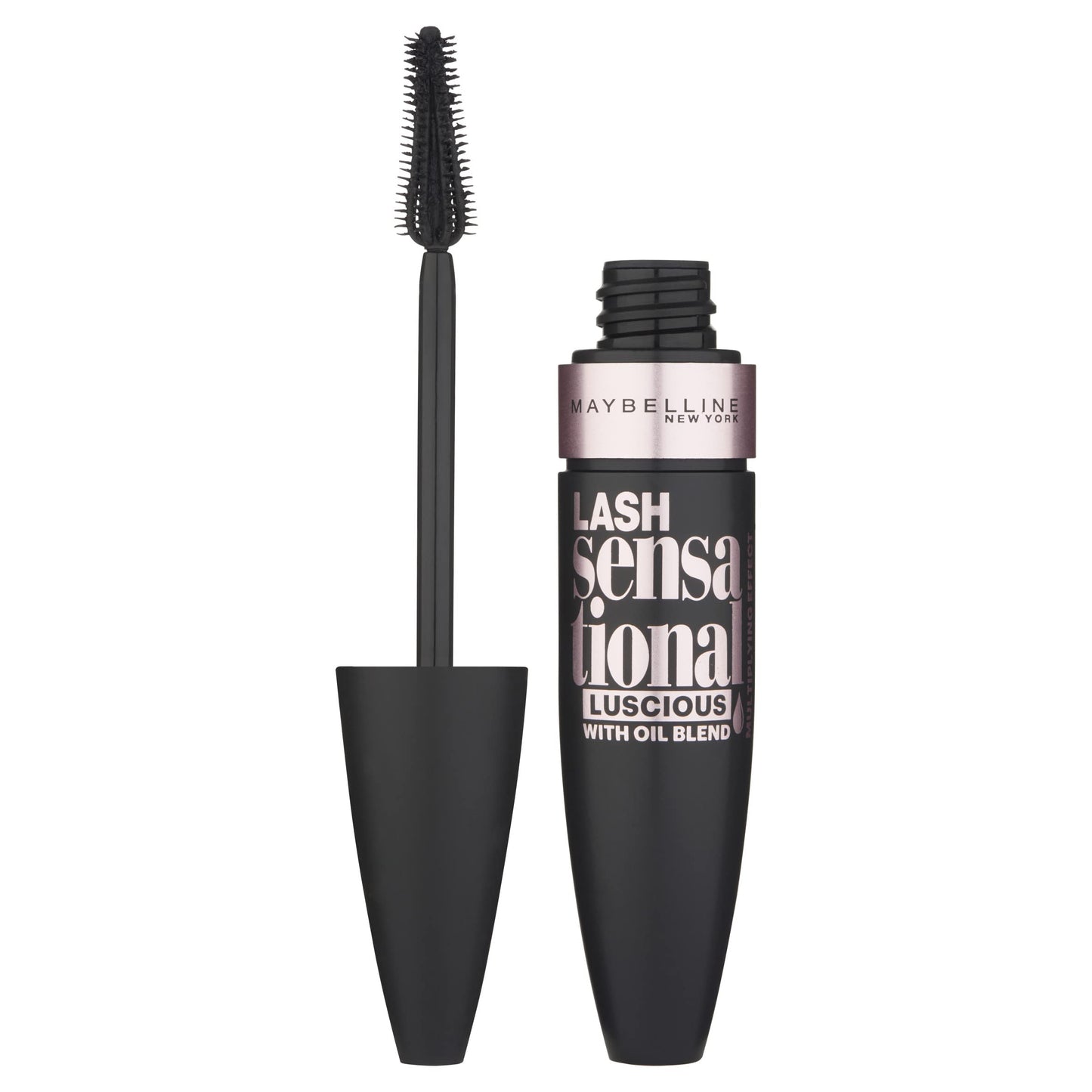 Maybelline New York Mascara für Volumen und Definition, Lash Sensational, Intensives Schwarz, 9,5 ml 
