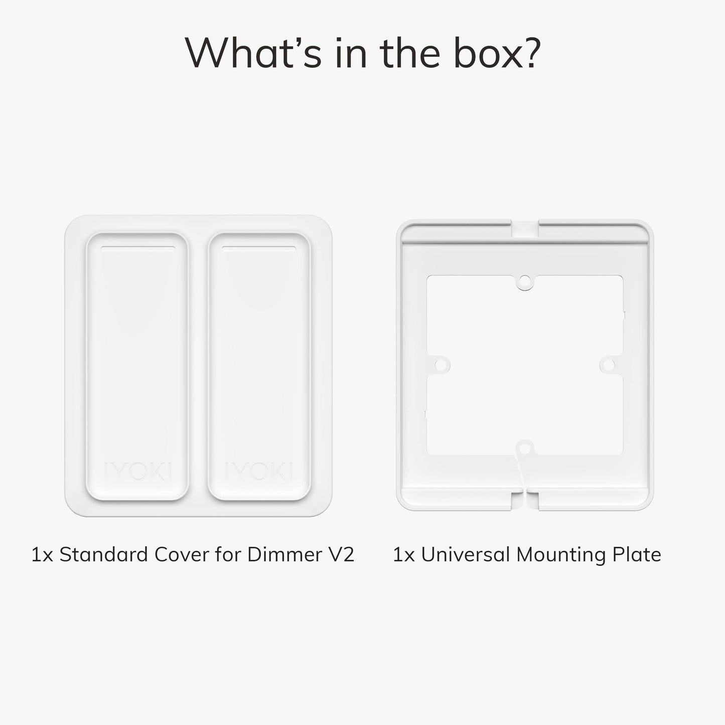 Smart Lichtschalter, Schalterabdeckung für Philips Hue Dimmer V2, kompatibel mit Hue Schalterabdeckung 