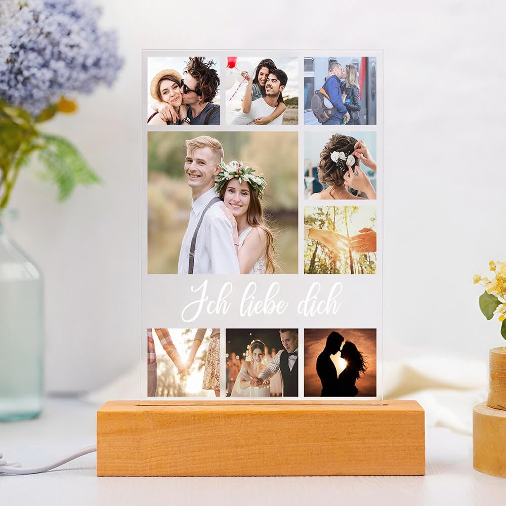 Personalisierte Geschenke für Freundin, Bilderrahmen mit Foto 