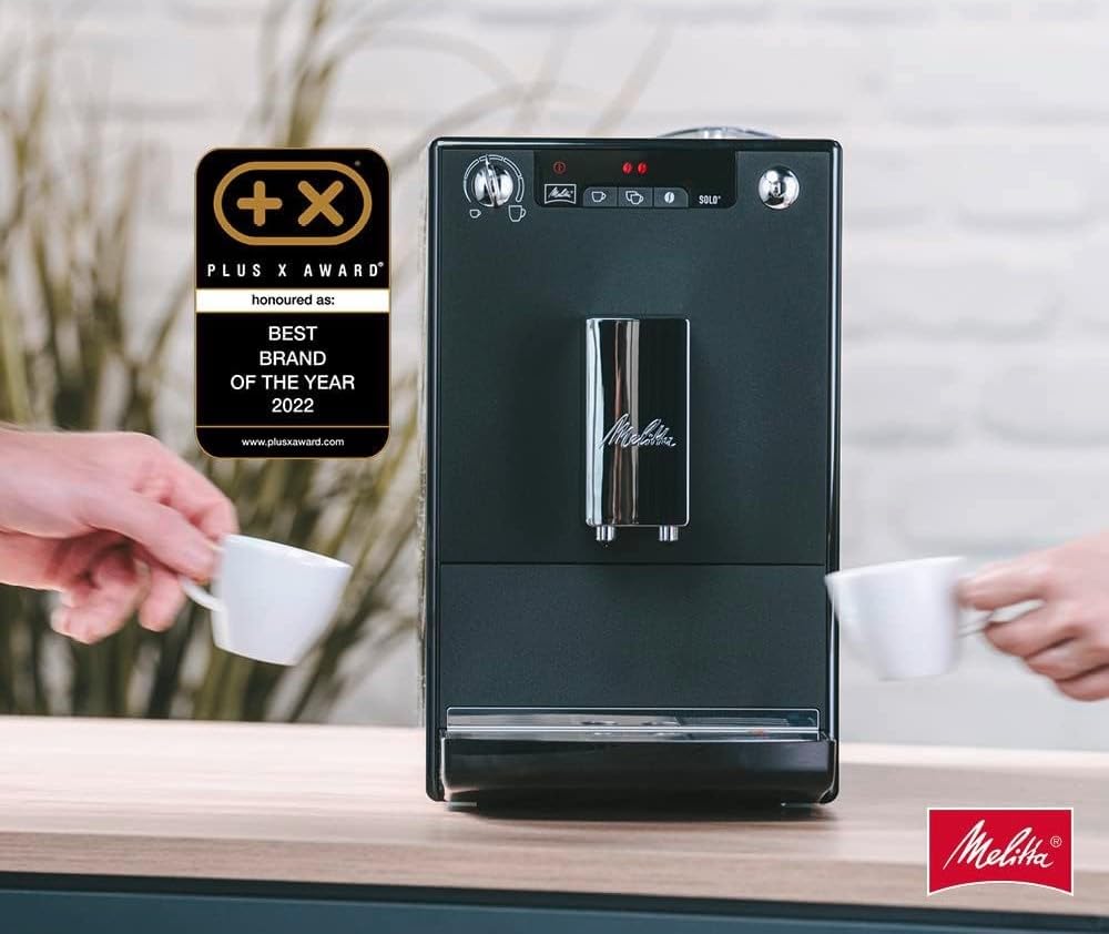 Melitta Kaffeemaschine Caffeo Solo E950 Slim, vollautomatisch mit Vorbrühfunktion und 15-bar-LED-Anzeige 