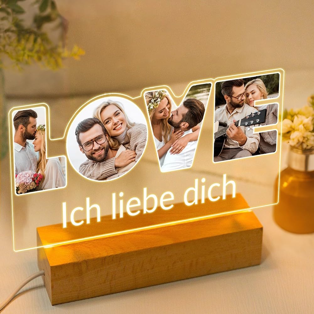 Personalisierte Geschenke für Freundin, Bilderrahmen mit Foto 