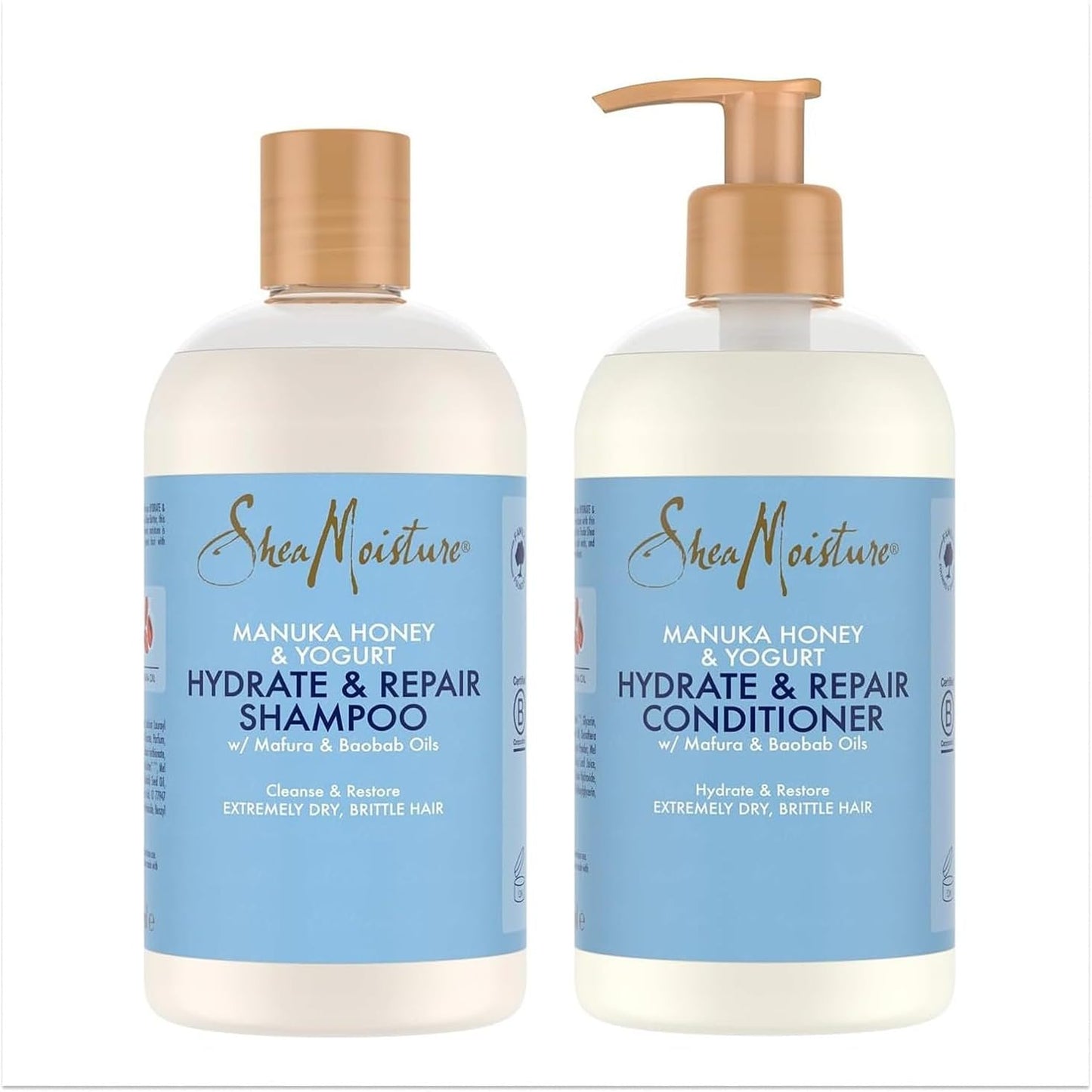 SheaMoisture Manuka Honey & Yoghurt Hair Mask, Hydrate + Repair Protein Power Treatment