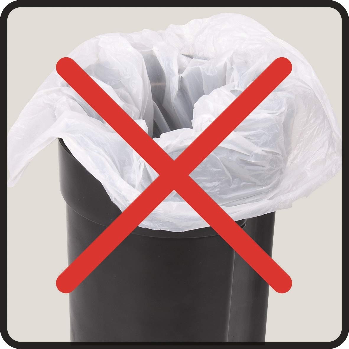 WENKO Leman Kosmetik-Treteimer, mattgold, 3 l – Kosmetik- und Abfalleimer mit Anti-Fingerprint-Beschichtung, Fassungsvermögen: 3 Liter, Edelstahl, 17 x 25 x 22,5 cm, gold 