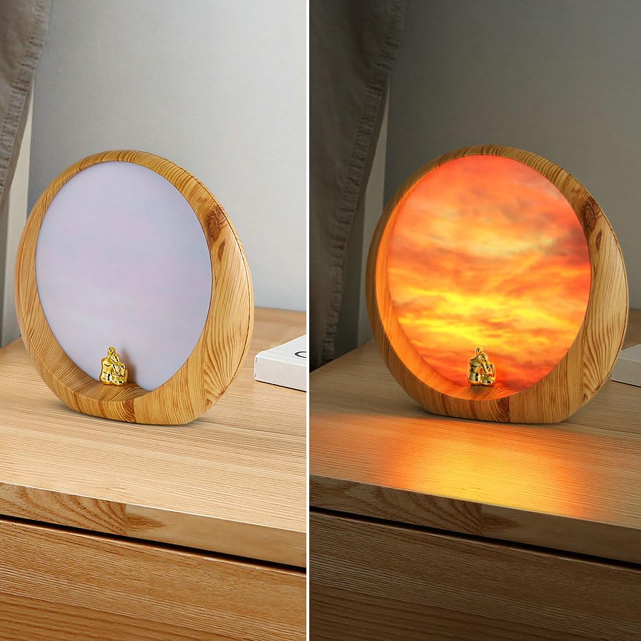 Sonnenuntergang Lampe Geschenk für Frauen Dekorative Beleuchtung für Wohnzimmer 