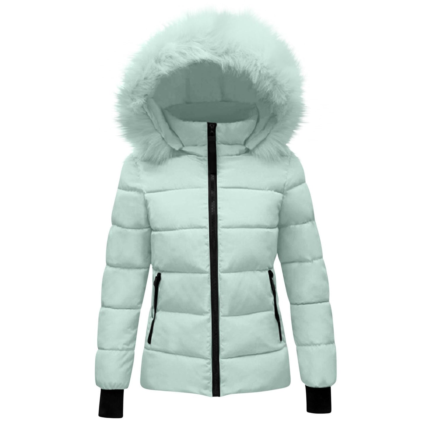 KODMNSW Winterjacke kinder, Mädchen Steppjacke Warme Daunenjacken mit Fellkapuze 