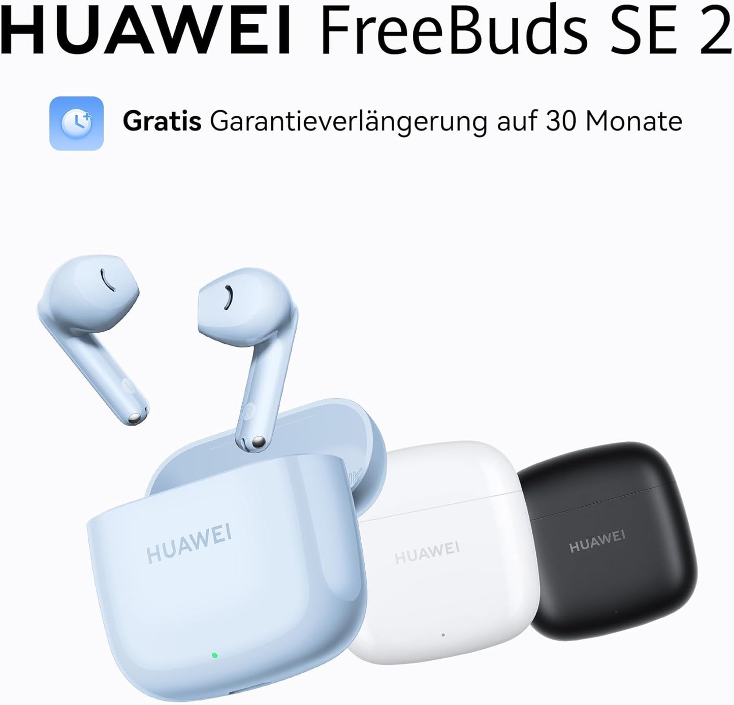 HUAWEI FreeBuds SE 2 Kabellose Kopfhörer, bis zu 40 Stunden Akkulaufzeit 