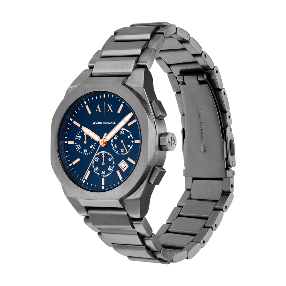 Armani Exchange Herrenuhr, Quarz-Chronographenwerk