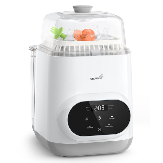 Grownsy Babyflaschenwaschmaschine Pro, All-in-One-Flaschenreiniger, Sterilisator und Trockner, Babyflaschenreiniger für Flaschen 