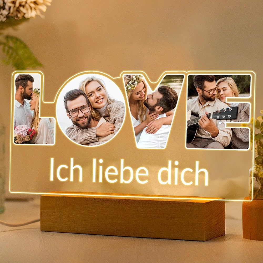 Personalisierte Geschenke für Freundin, Bilderrahmen mit Foto 