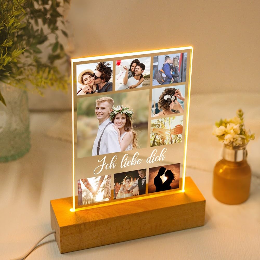 Personalisierte Geschenke für Freundin, Bilderrahmen mit Foto 