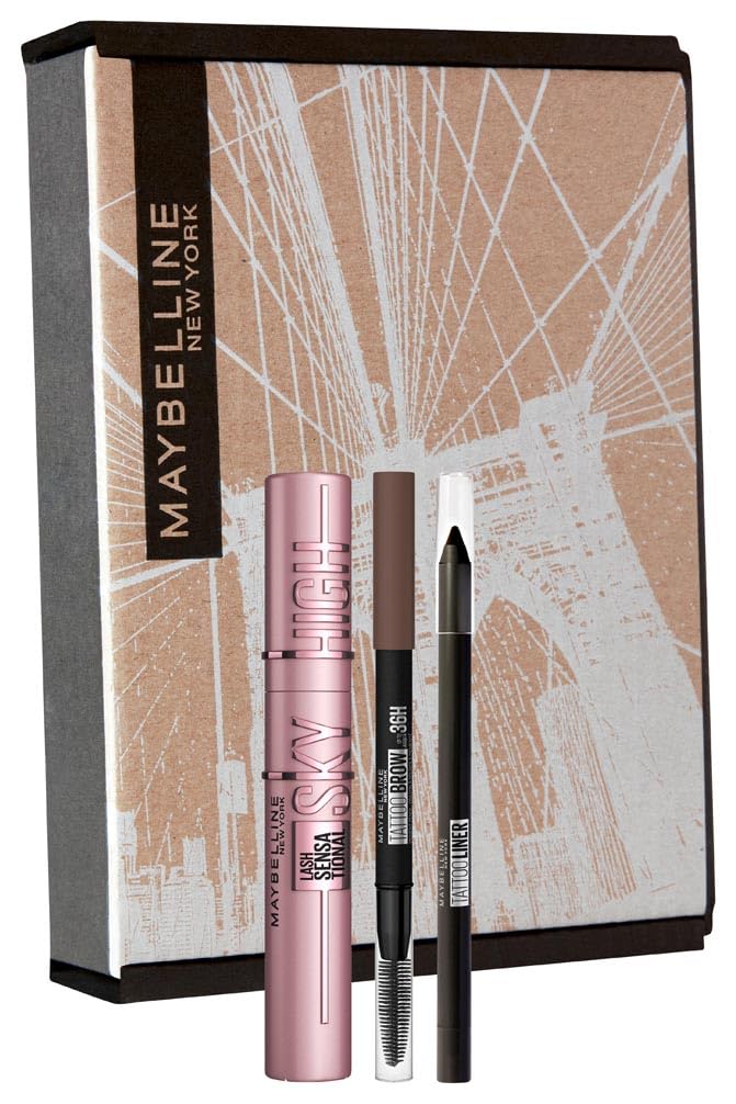 Maybelline New York Sky High Schwarze Wimperntusche für extrem lange Wimpern und Volumen, Sky High Mascara 