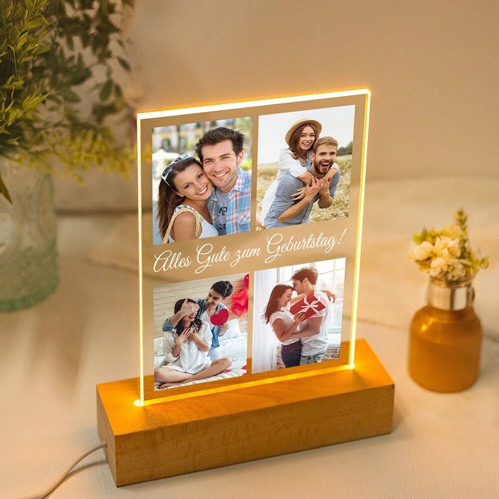 Personalisierte Geschenke für Freundin, Bilderrahmen mit Foto 