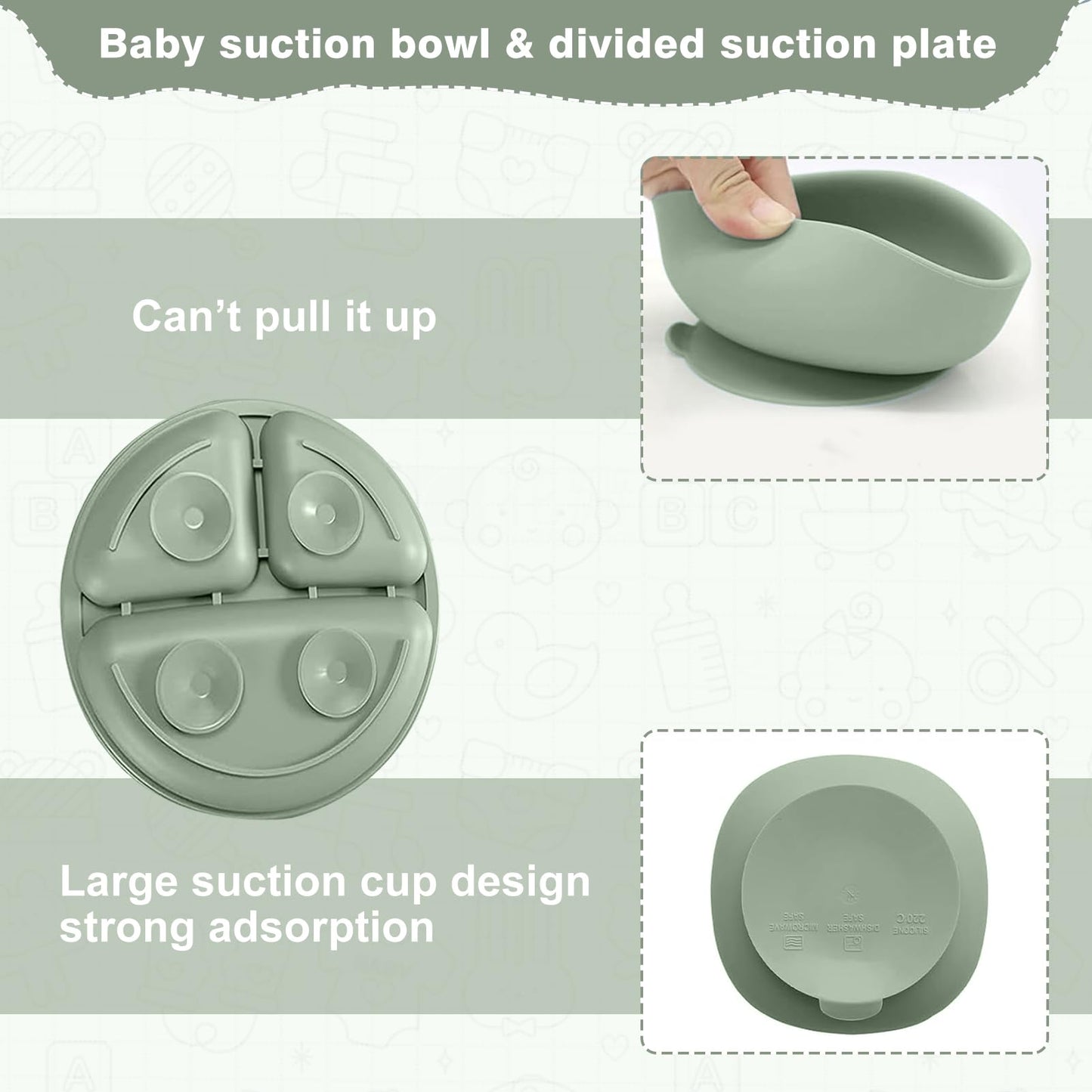 Ensemble de vaisselle pour bébé, ensemble de 12 couverts pour enfants, cuillère pour bébé, tasse à boire 