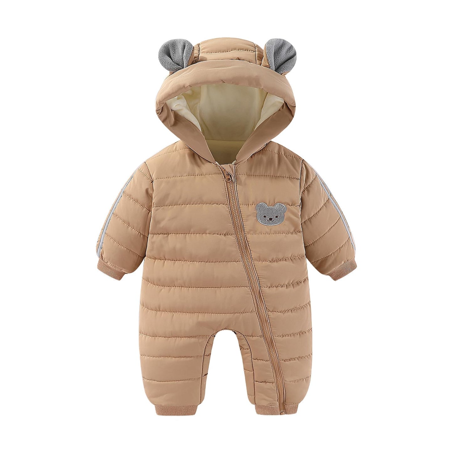 JiAmy Baby Overall Winter, Schneeanzug Baby Jungen Mädchen, Warm Outfits Mit Kapuze