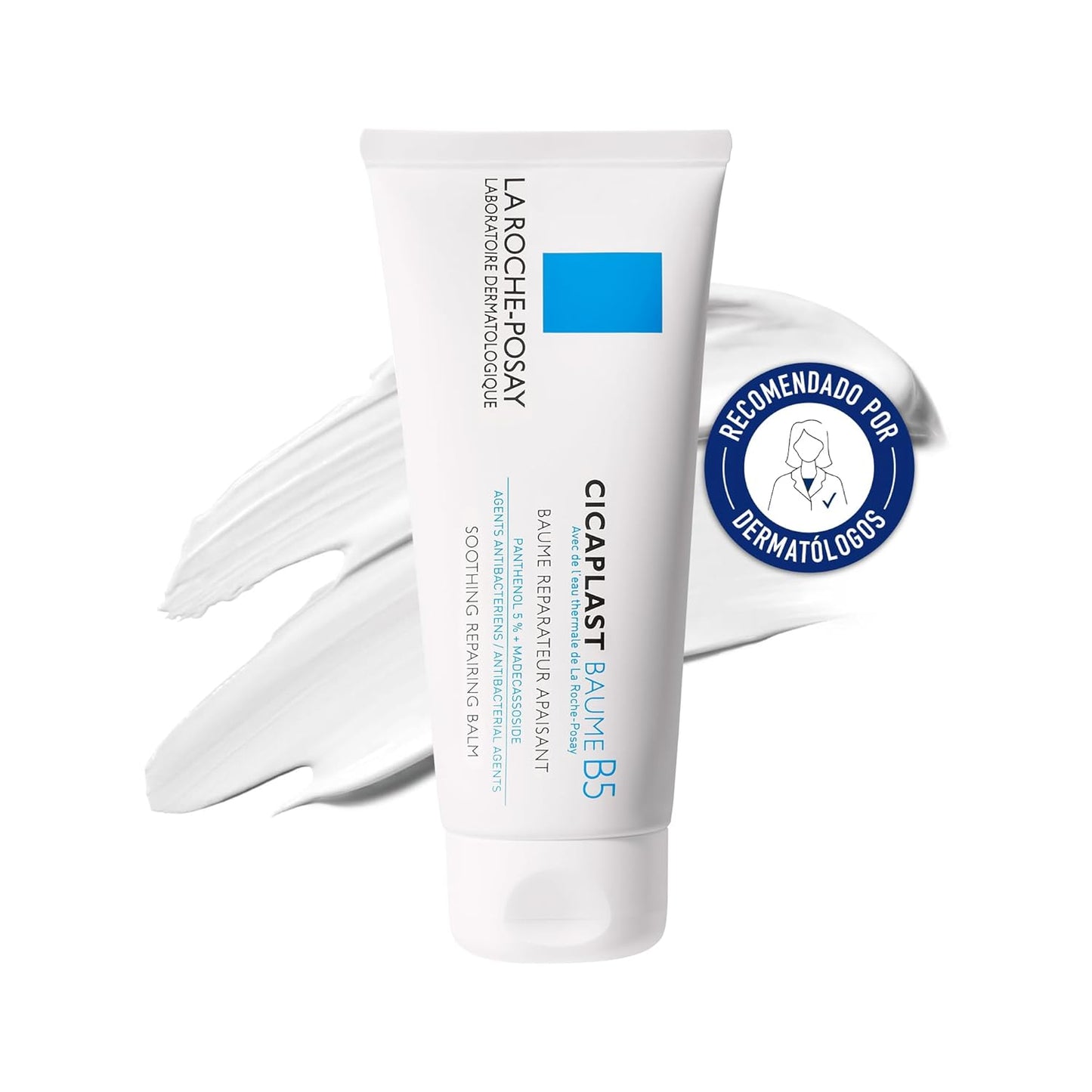 La Roche-Posay Reparierende Creme für Körper, Gesicht und Lippen, für empfindliche Haut, mit Dexpanthenol und Tribiom, reduziert Spannungsgefühle und Rötungen, Cicaplast Baume B5+, 100 ml 