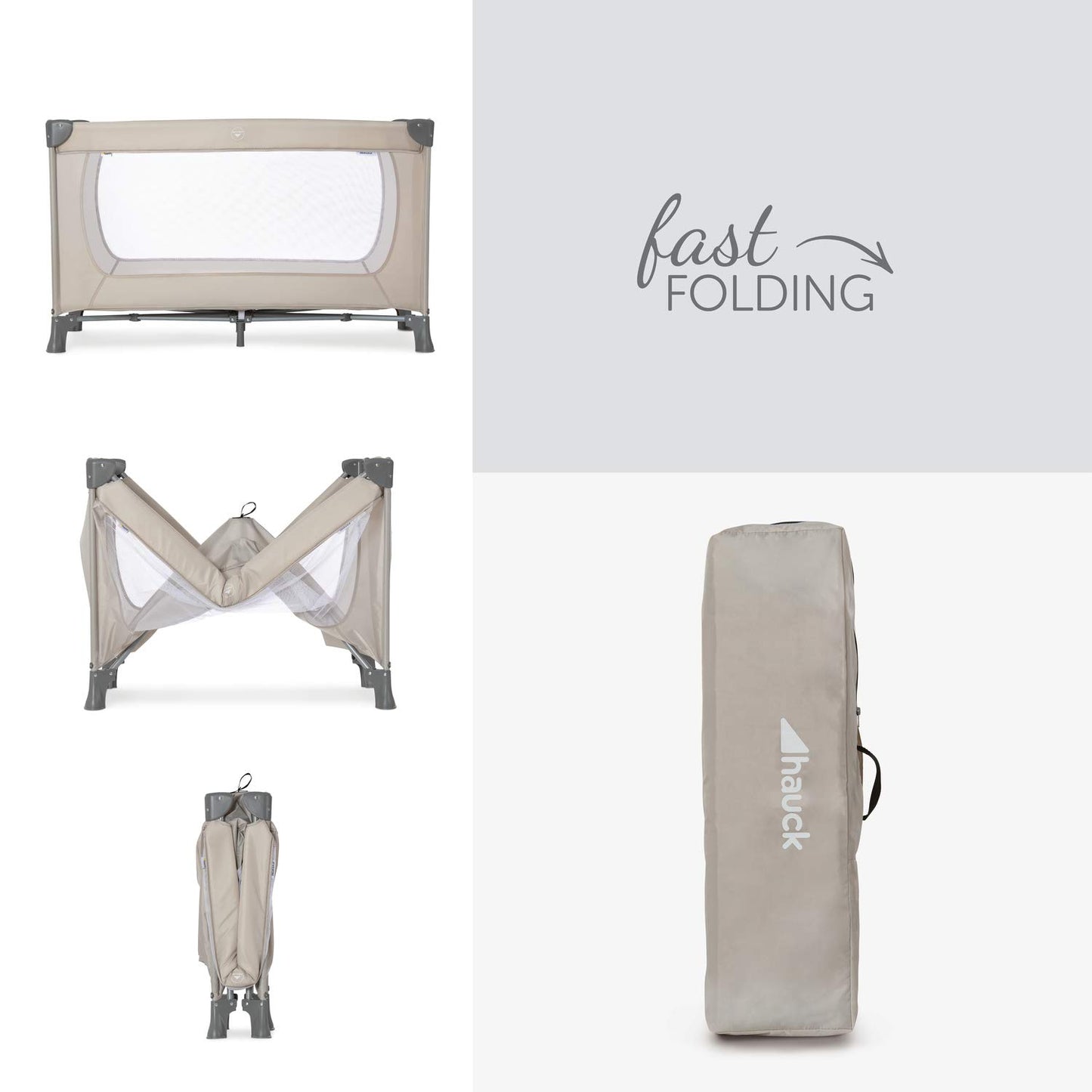 Kinderreisebett Dream N Play ab Geburt bis 15 kg, klein zusammenklappbar 