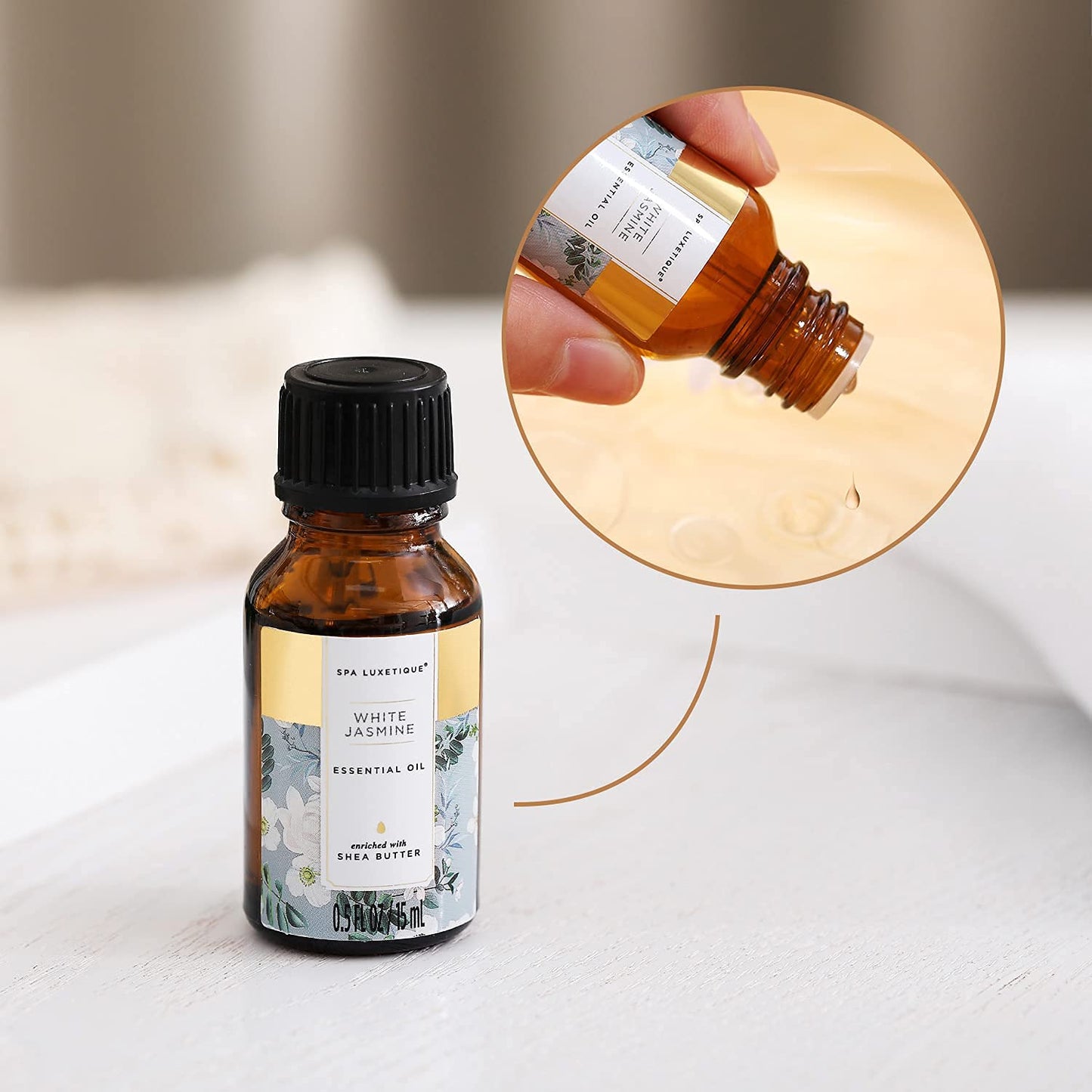 SPA LUXETIQUE Wellness Set für Frauen - 8tlg Rosenduft Bade Geschenkset für Frauen 