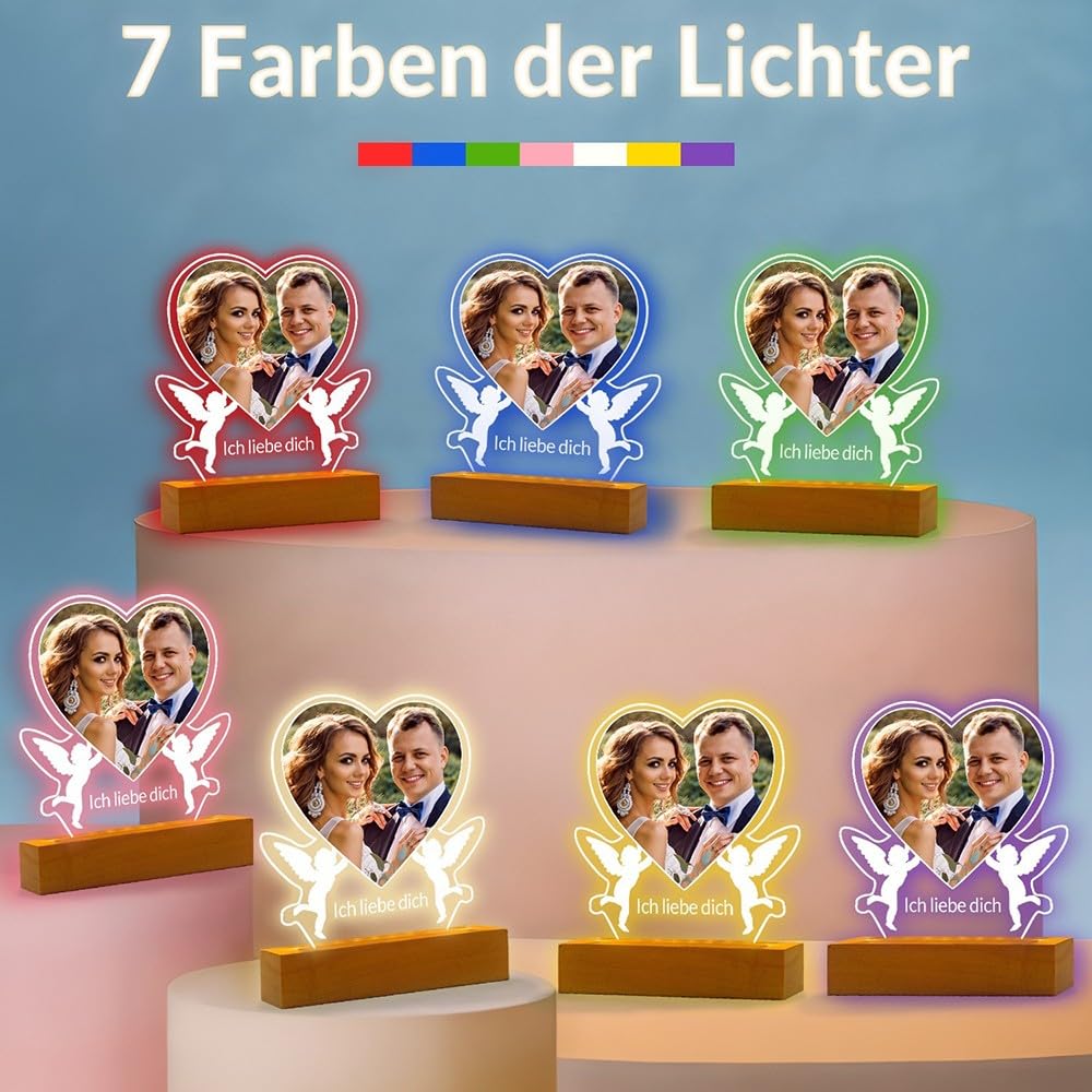 Personalisierte Geschenke für Freundin, Bilderrahmen mit Foto 
